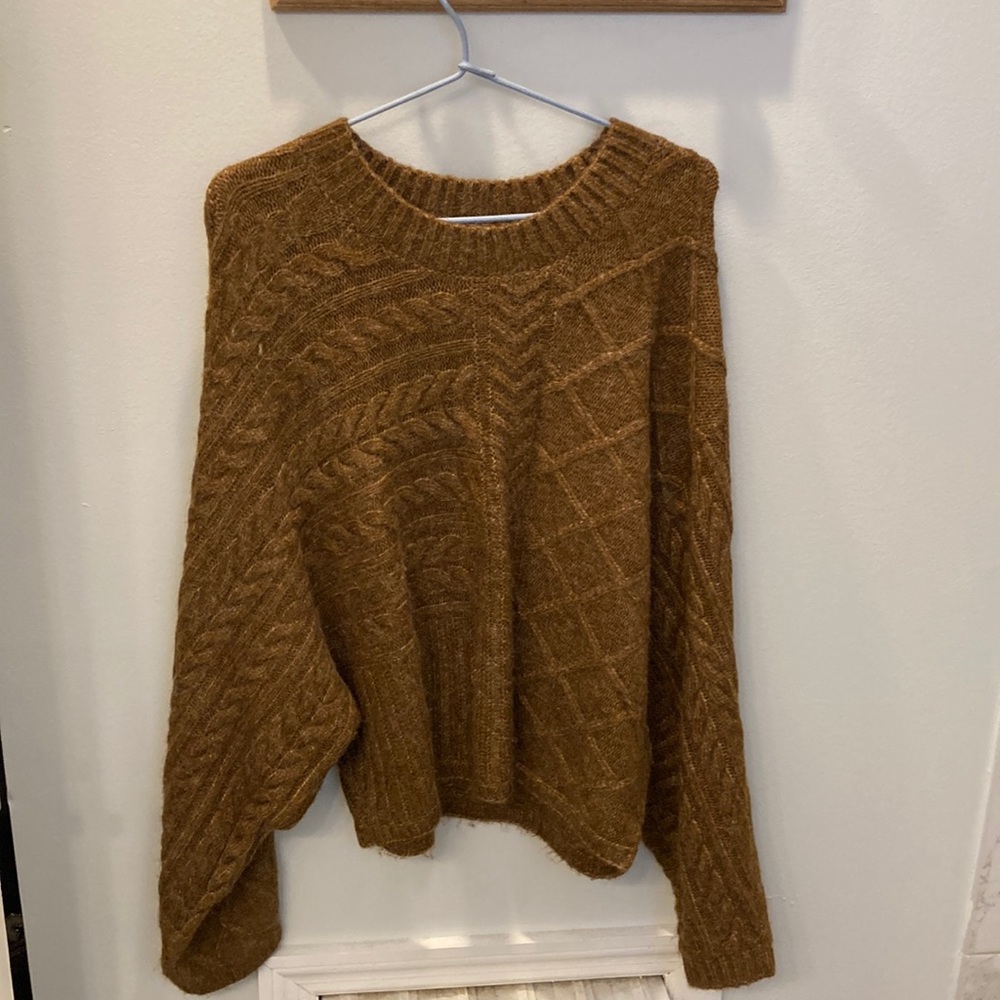 Abercrombie and fitch small/medium brown sweater